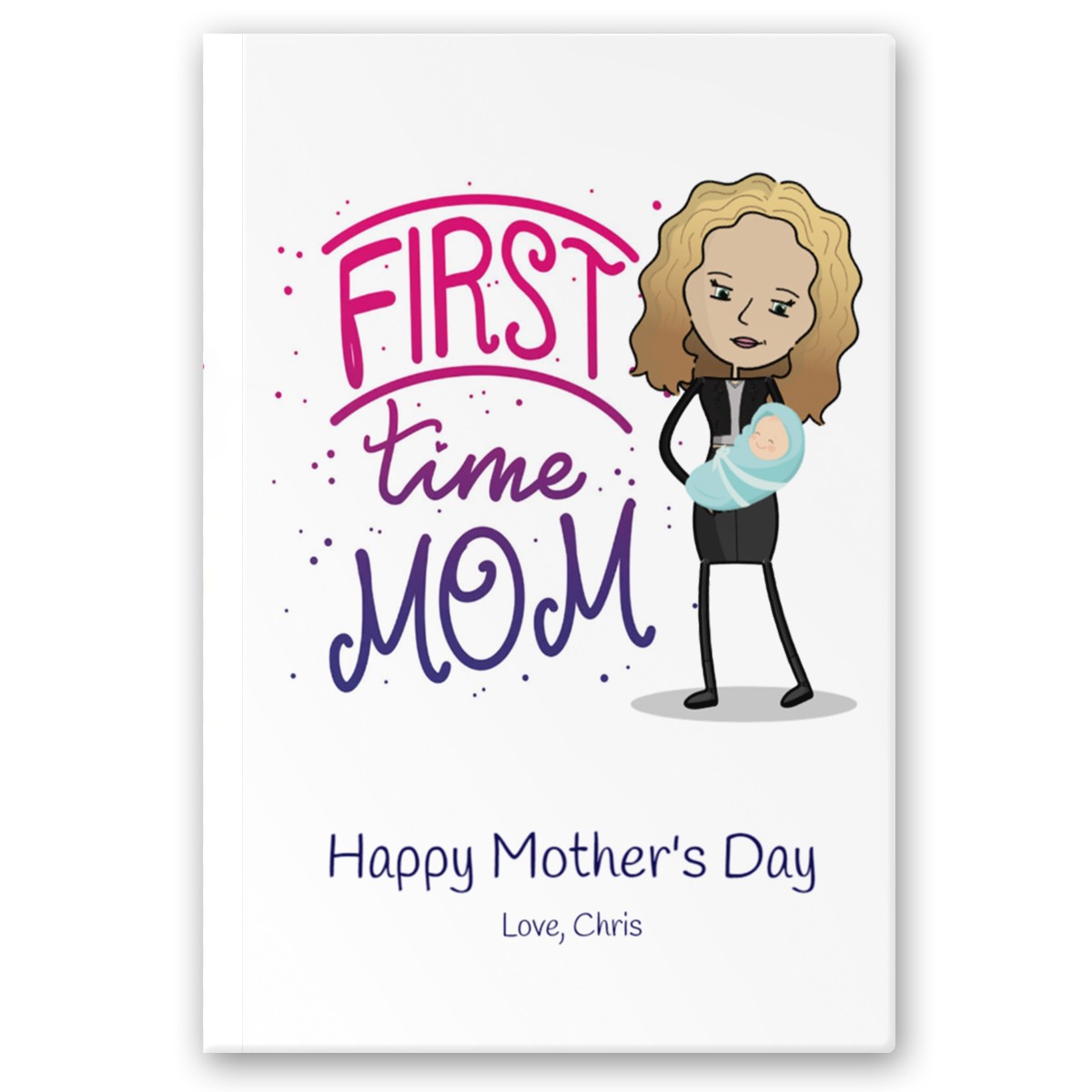 Personalized Book for Mom | Why I Love Mom Custom Mother's Day, Birthday Gift, Birthday From Dad & Baby | First Time Mom