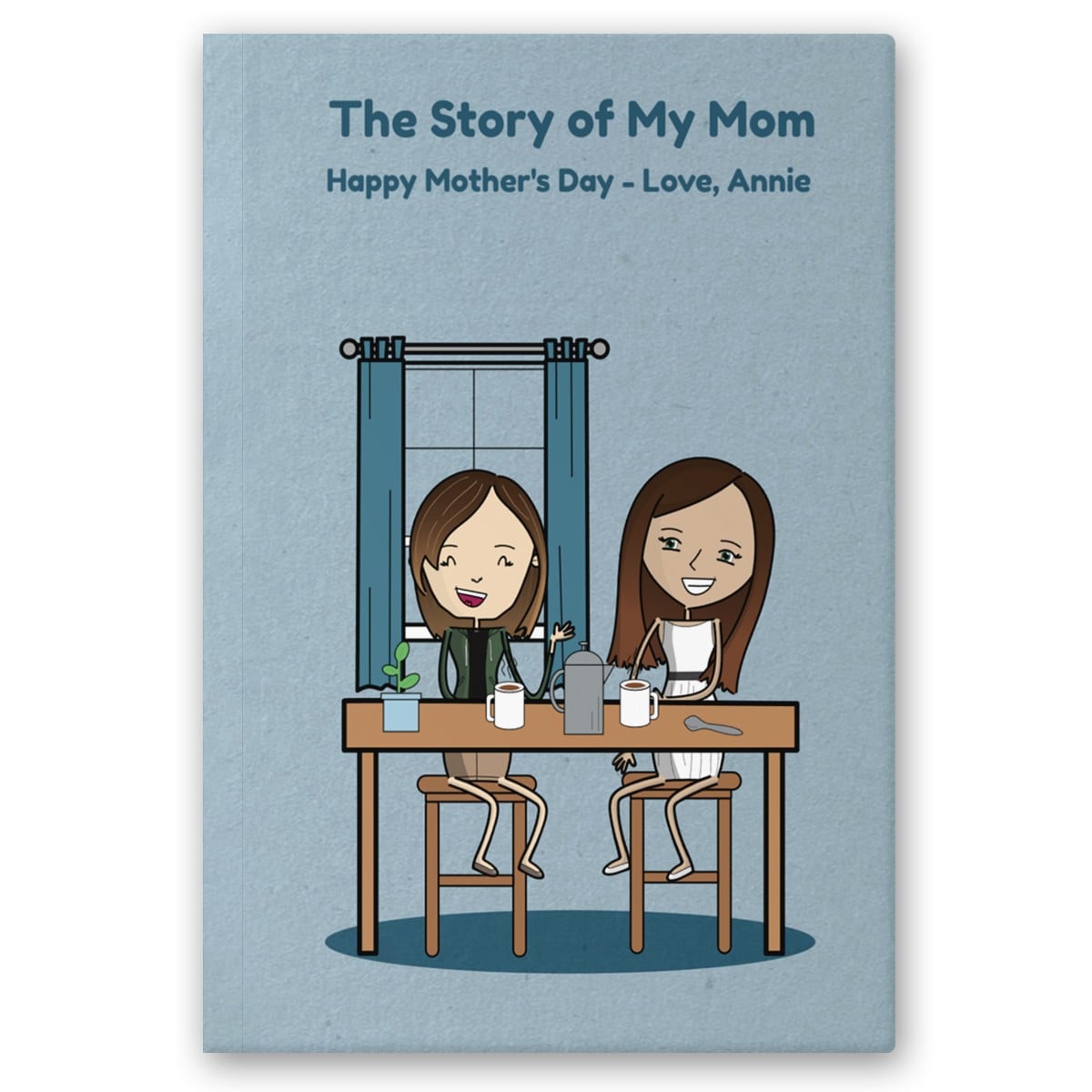 Personalized Book for Mom | Why I Love Mom Custom Mother's Day, Birthday Gift, Birthday From Adult Daughter/Son | Coffee Conversation