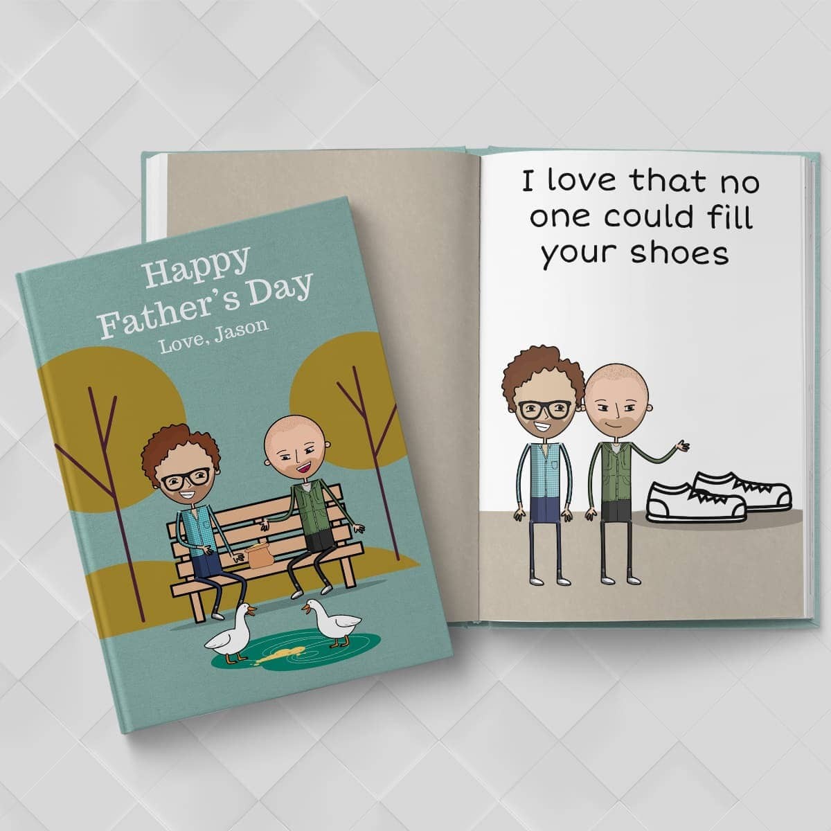 Personalized Father’s Day Love Book Personalized Father’s Day Love Book