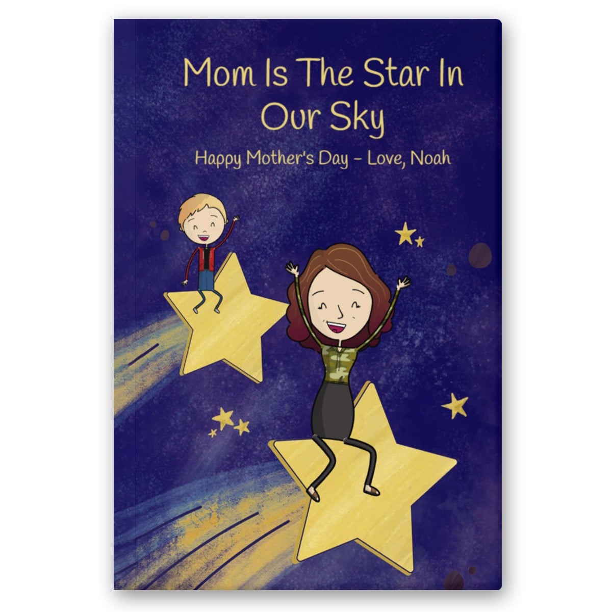Personalized Book for Mom | Why I Love Mom Custom Mother's Day, Birthday Gift, Birthday From Child | Shooting Stars
