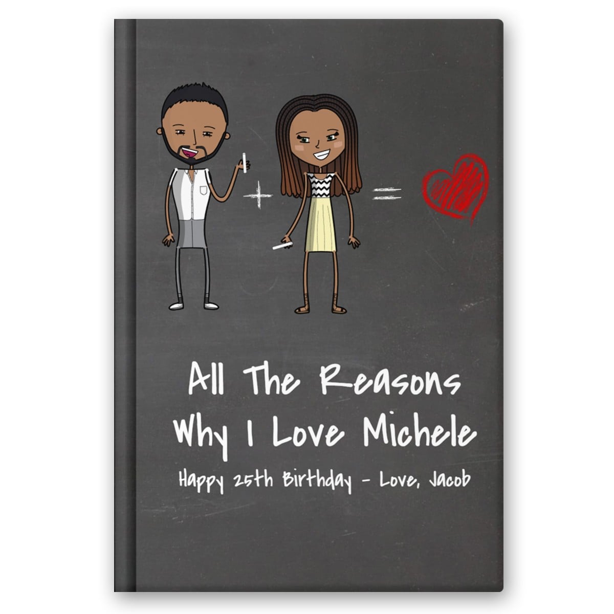 "Why I Love You" Personalized Birthday Love Book | Gift for His or Her Birthday