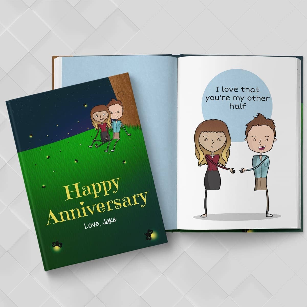 LoveBook “Why I Love You” Personalized Anniversary Gift Love Book