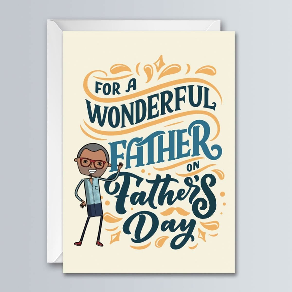 Wonderful Father on Father’s Day – Greeting Card