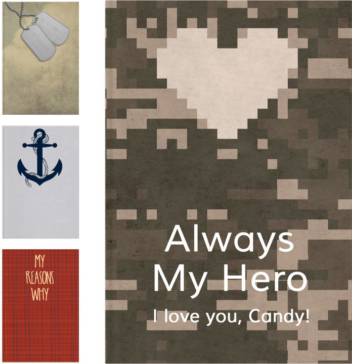 Select your own custom book cover