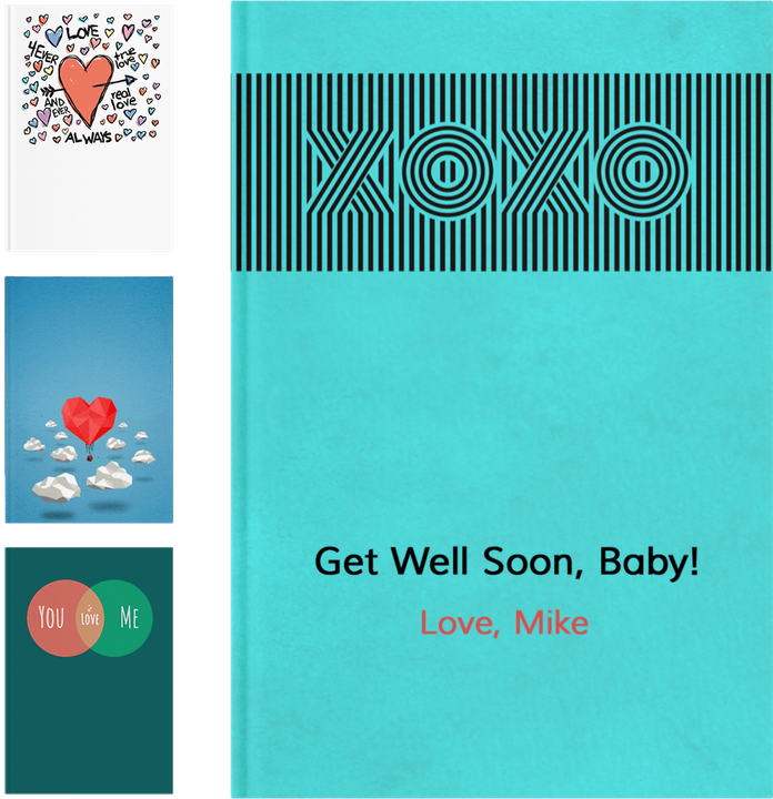 Select your own custom book cover