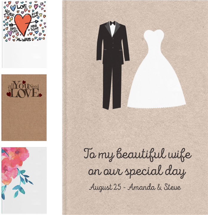 Select your own custom book cover