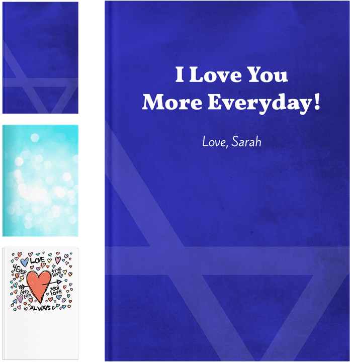 Select your own custom book cover