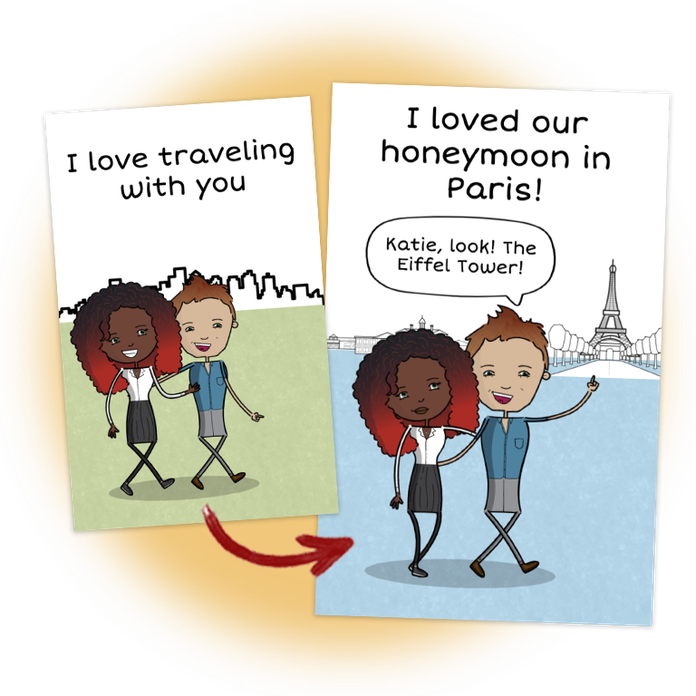 Personalize your book's story